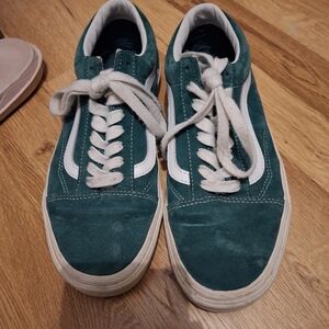 Vans Teal Suede Women's Sneakers